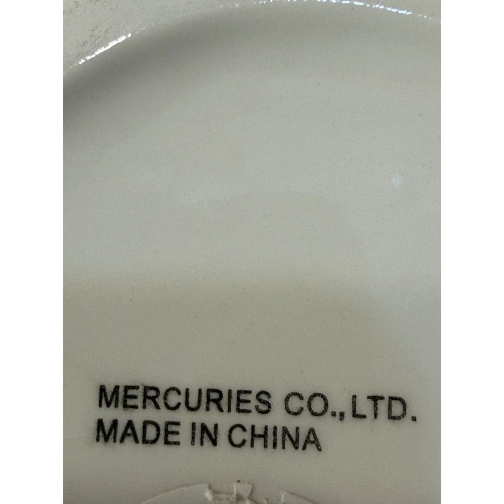 Vintage Mercuries Co Snowman Cookie Jar Christmas Ceramic Holiday Canister